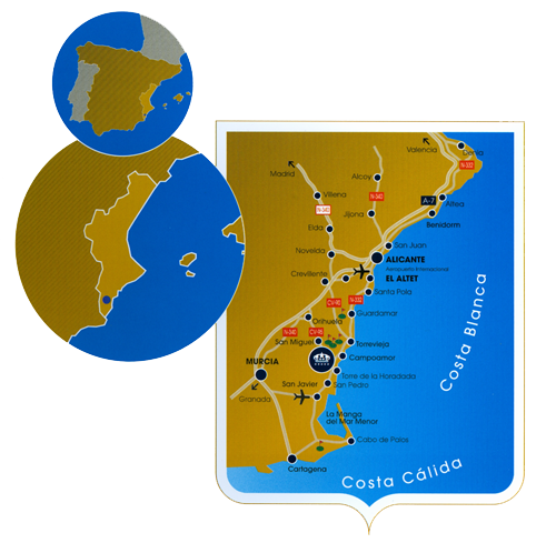 karta till Campoamor longstay
